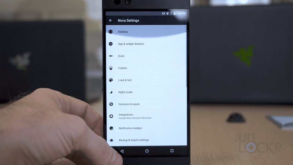 Nova Launcher Settings